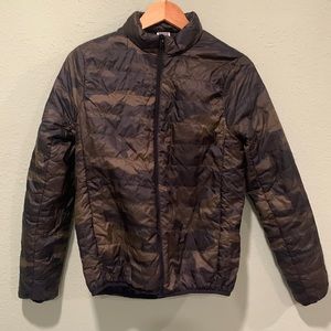 PINK Camo puffy jacket